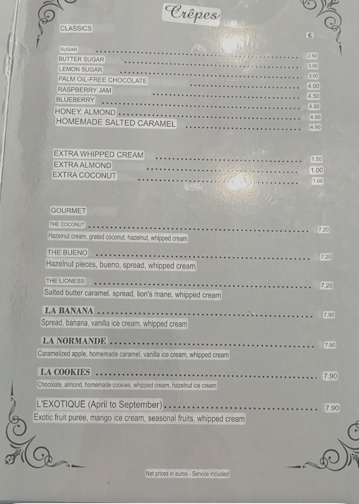 La creperie de formigny - Menu Image 1
